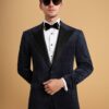 vest nhung xanh tam the tuxedo txvn28 69cb80ff1ce28