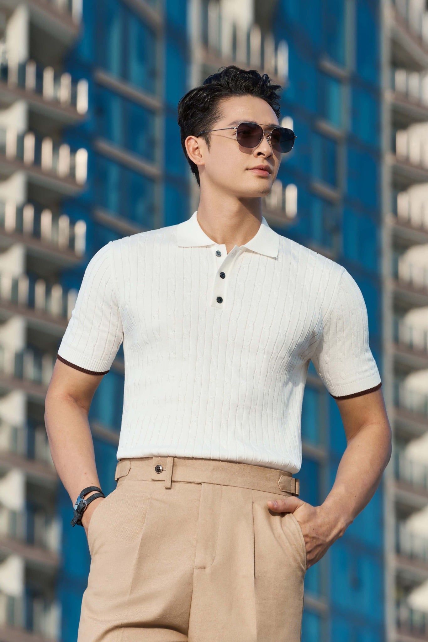 Áo mongtoghi trắng vân AP300T