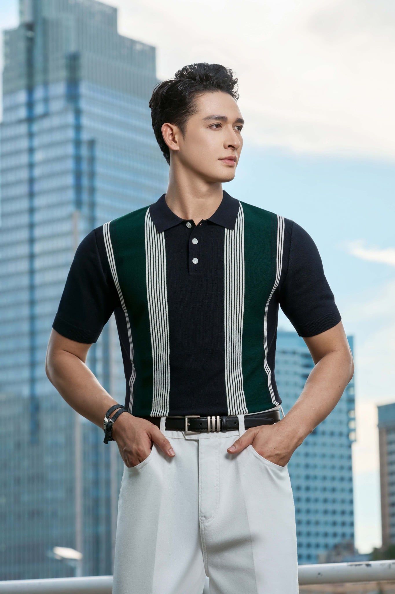 Áo mongtoghi xanh sọc – AP287