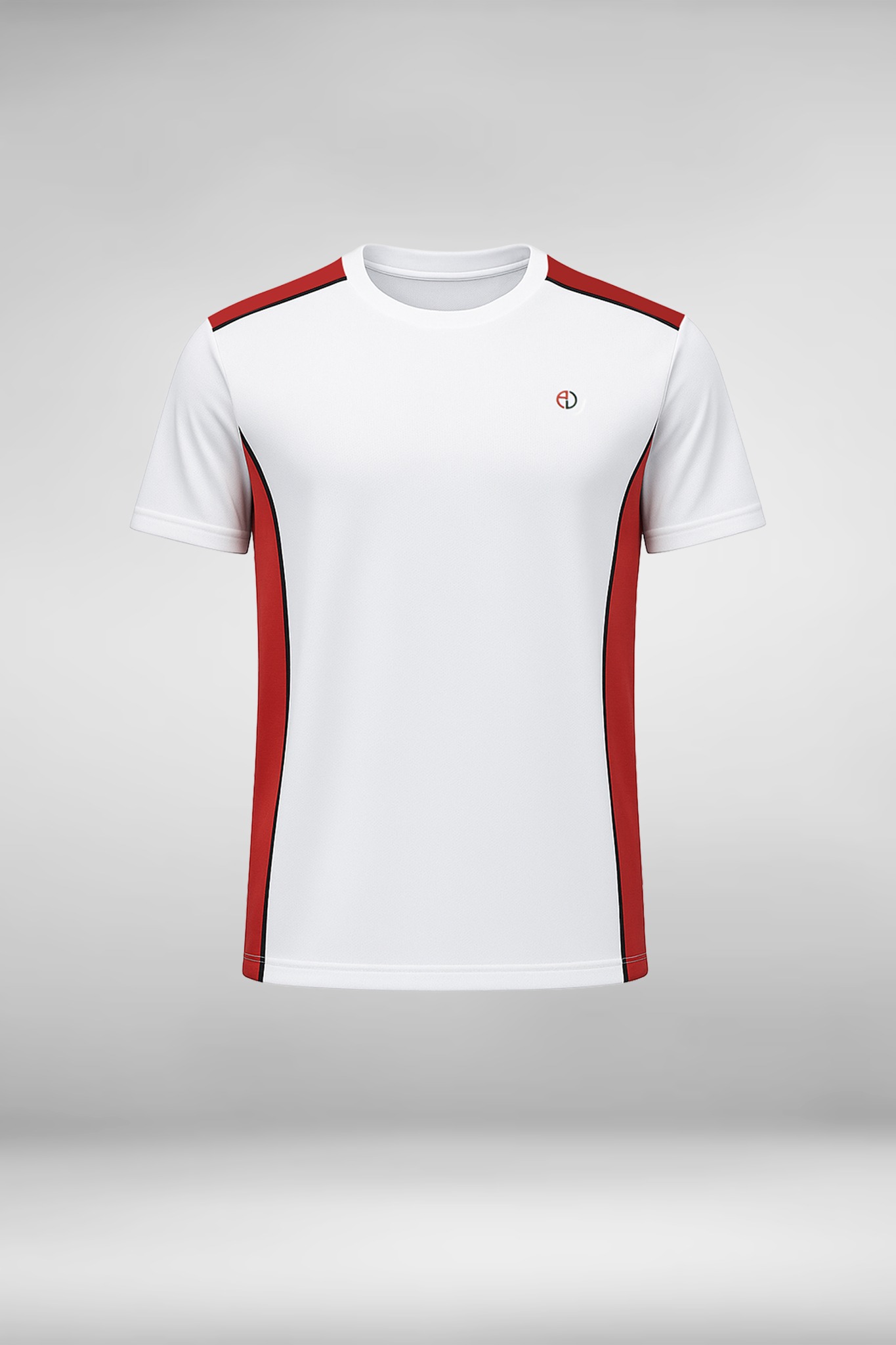 Áo phông trắng đỏ thể thao ATT17