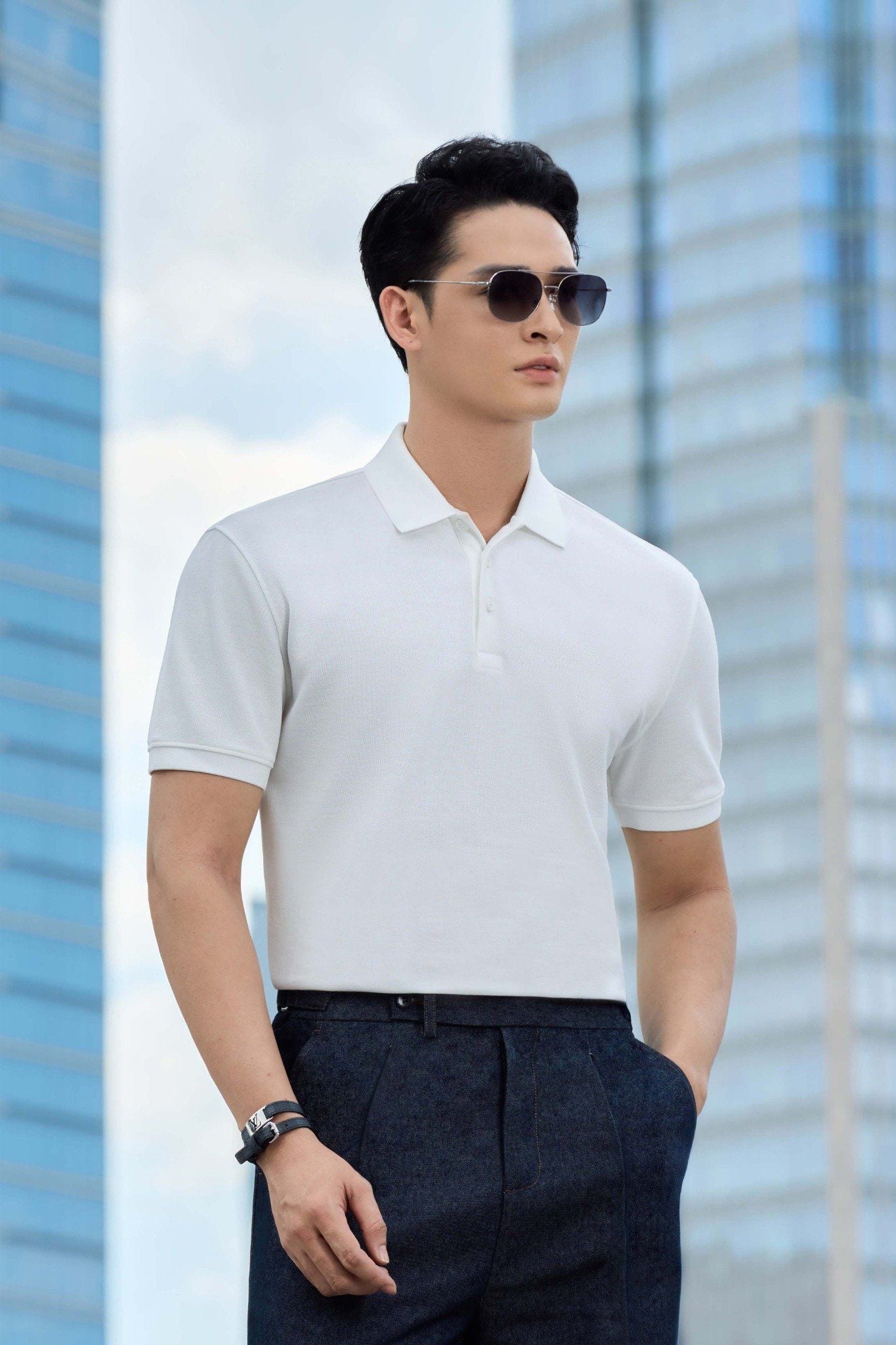 Áo polo trắng – AP293T