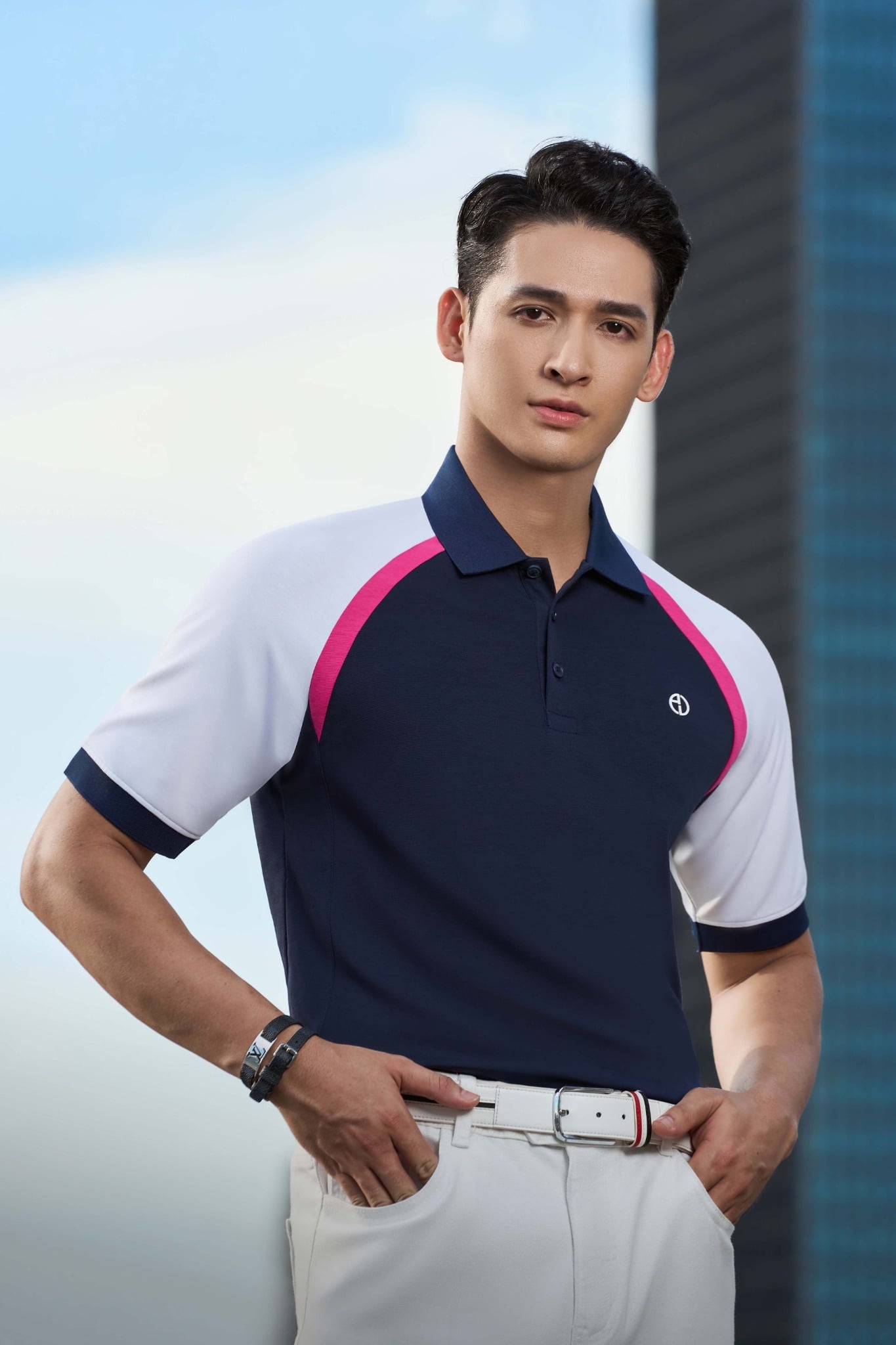 Áo polo xanh – AP296