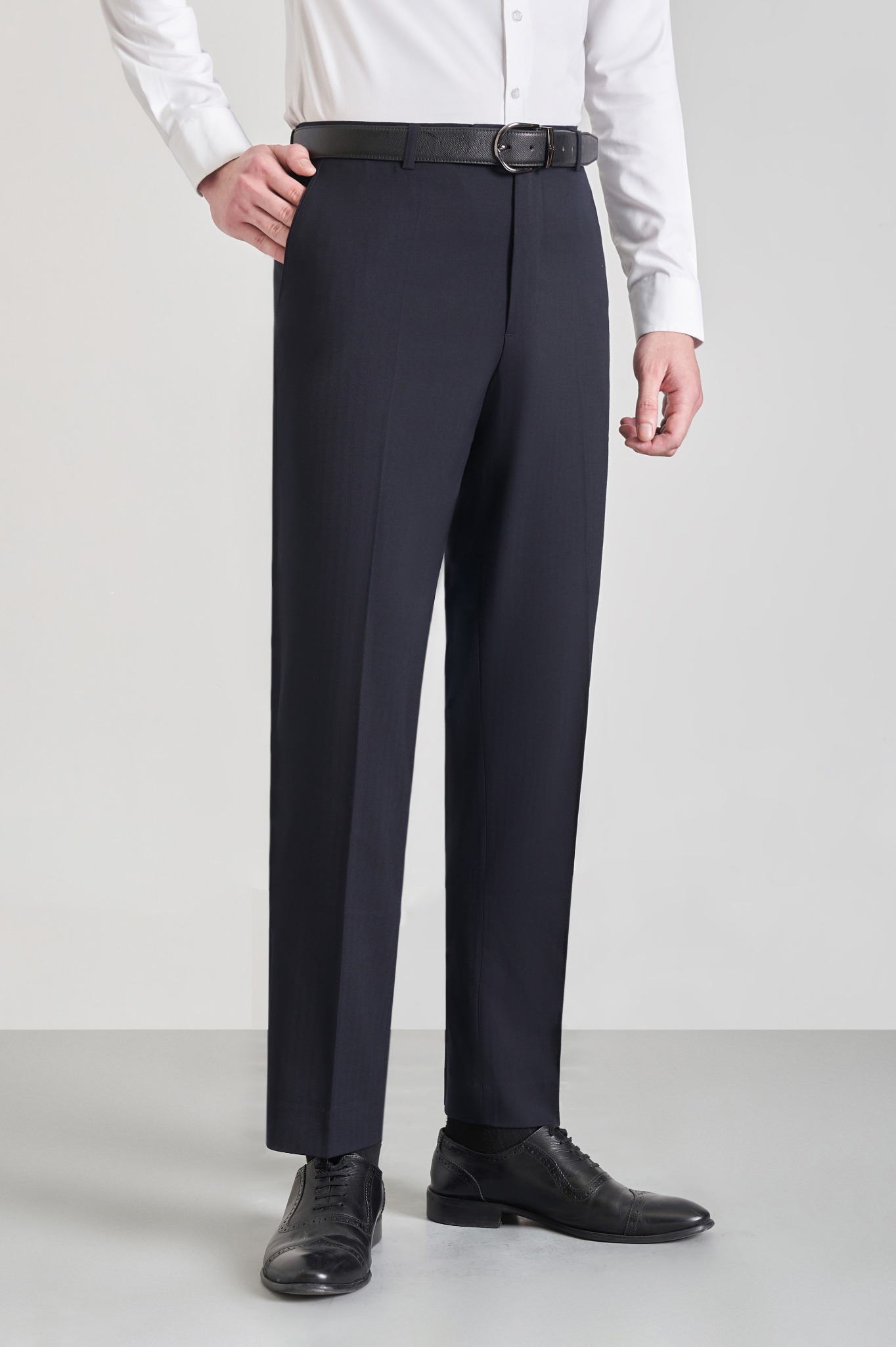 Quần Âu Màu Xanh Sọc Chìm Adam Store – Q331