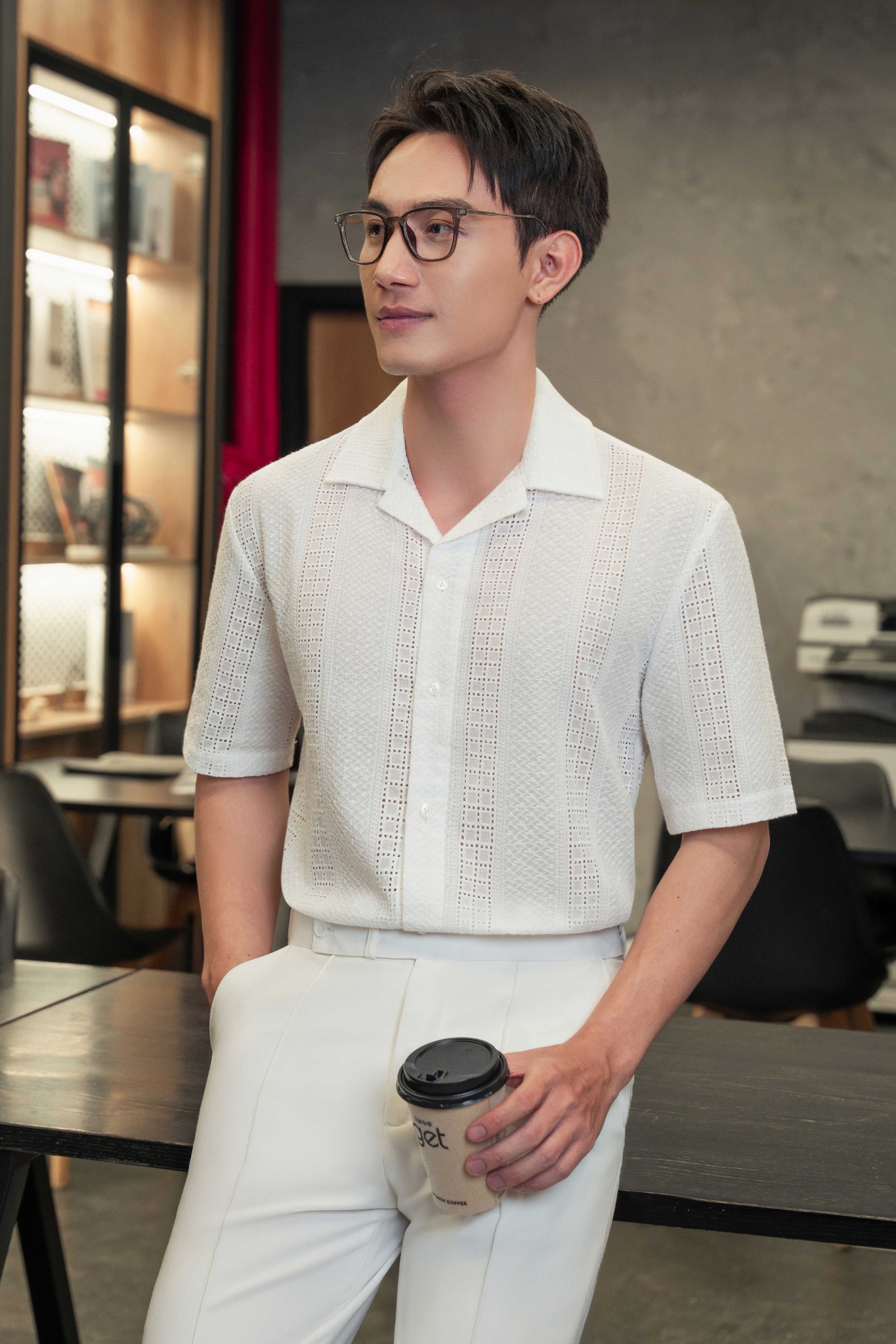 ÁO SƠ MI NGẮN TAY NAM